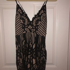 L'ATISTE Dresses - L’ATISTE BLACK LACE ROMPER L'ATISTE Dresses - L’ATISTE BLACK LACE ROMPER